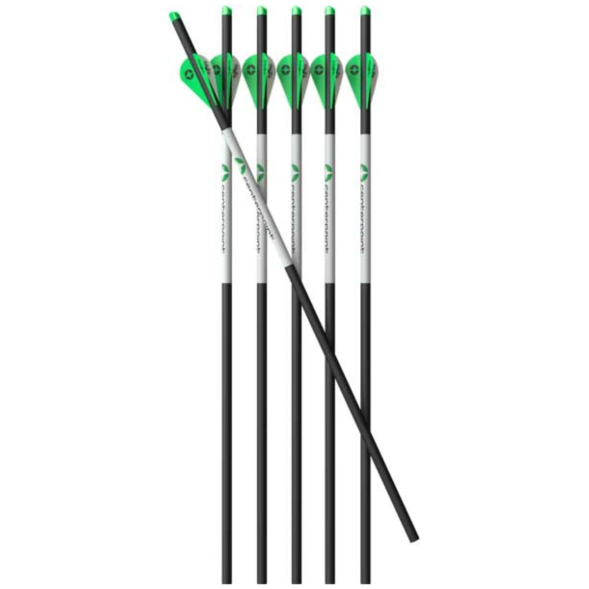 Axcca206pk1_1. Jpg - centerpoint xbow arrow 20" - carbon 400gr half-moon 6pk - axcca206pk1 1