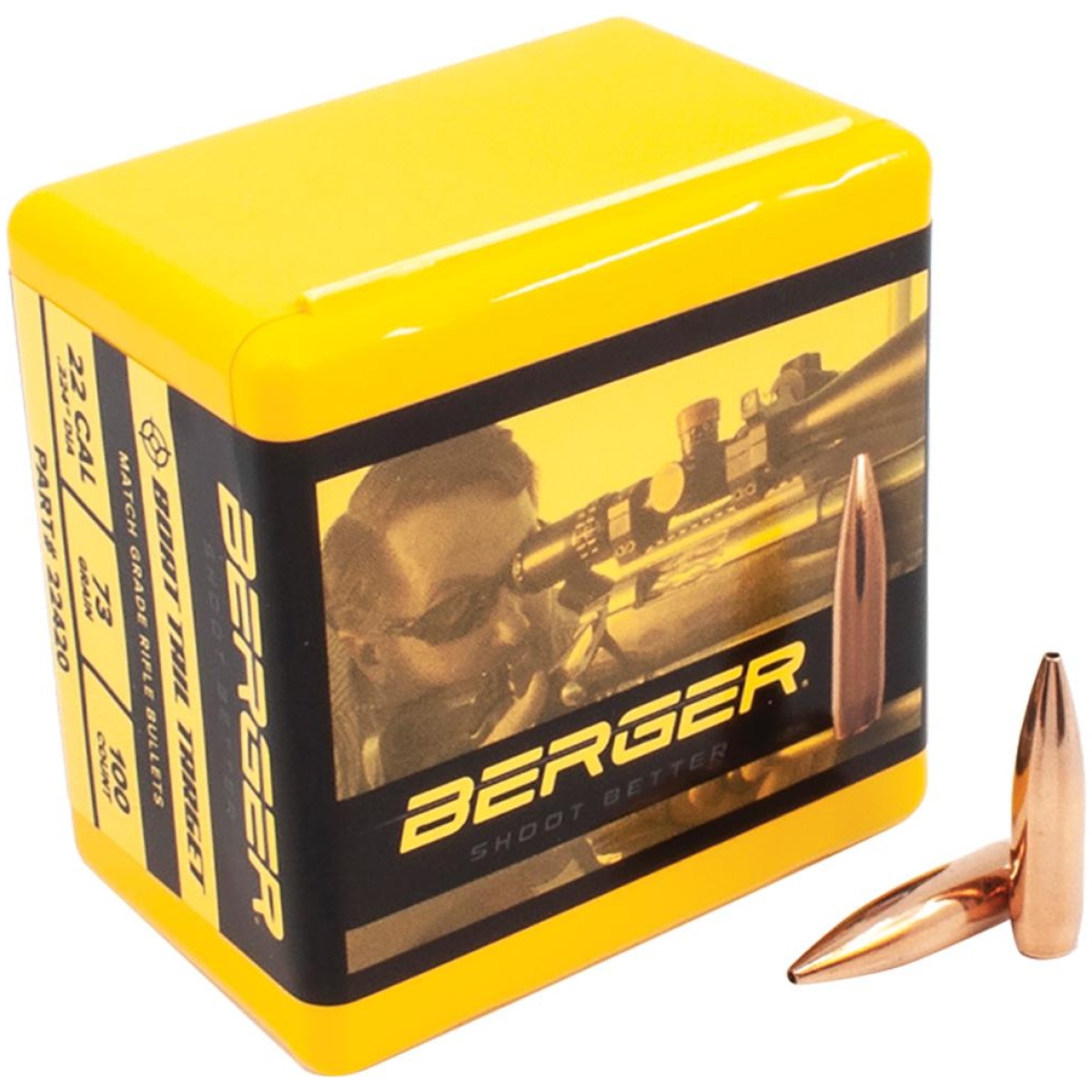 Bb22420_1. Jpg - berger match grade target bullets. 22 cal. 224" 73 gr bt target 100/box - bb22420 1