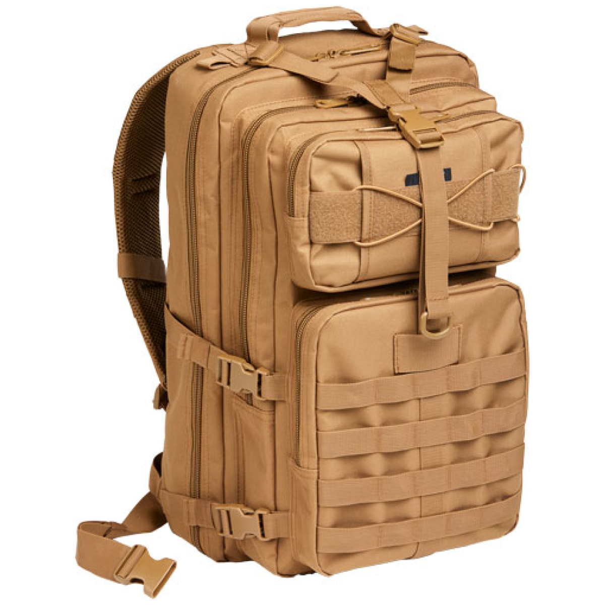 Bdt411t. Jpg - bulldog med ranger backpack - w/ molle tan - bdt411t