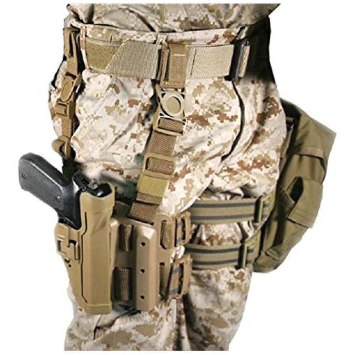 Bh-m990194ct-l. Jpg - usmc serpa holster kit, coyote tan - bh m990194ct l