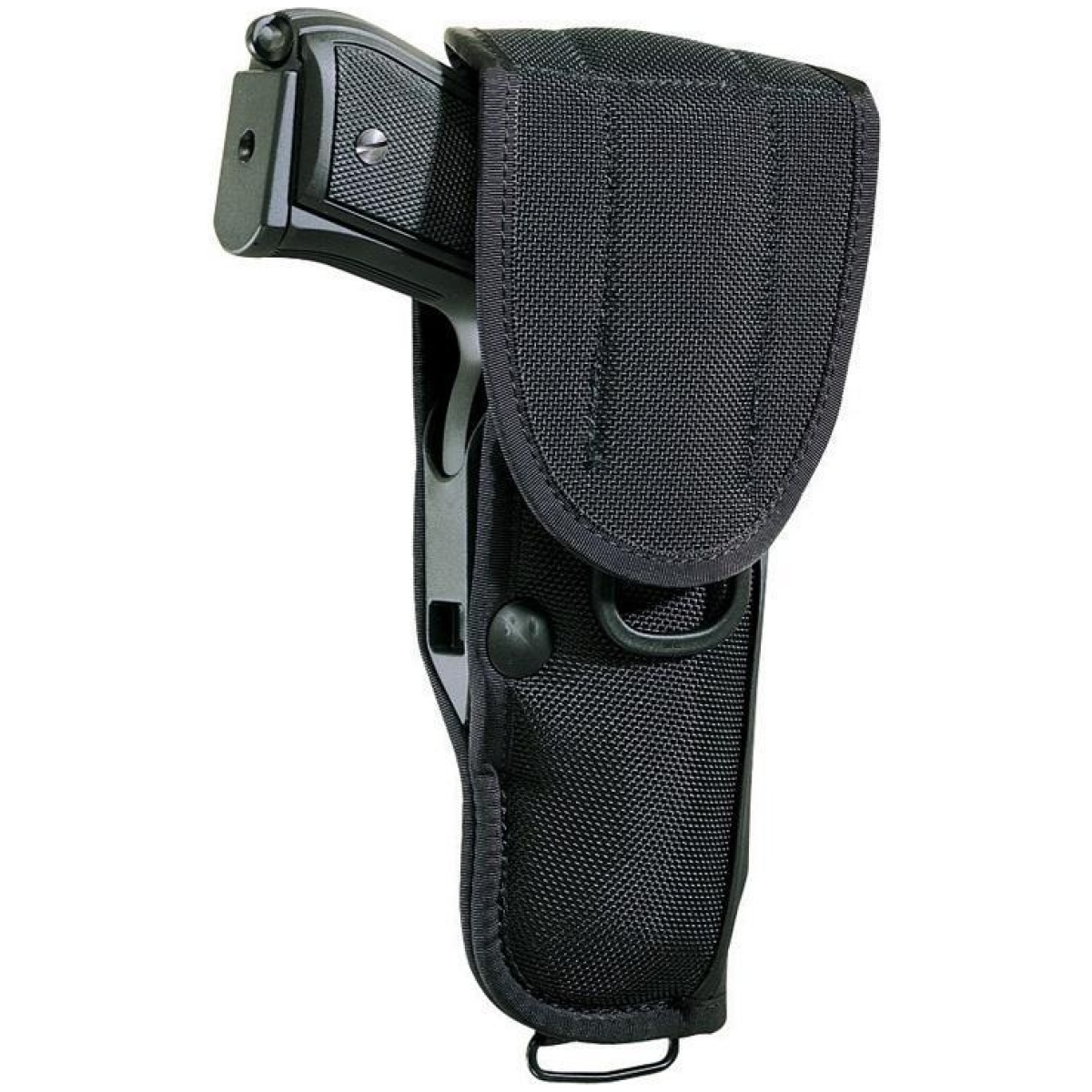 Bi17006. Jpg - bianchi model um92i universal military holster w/trigger shield beretta 92/ 96 series plain black - bi17006