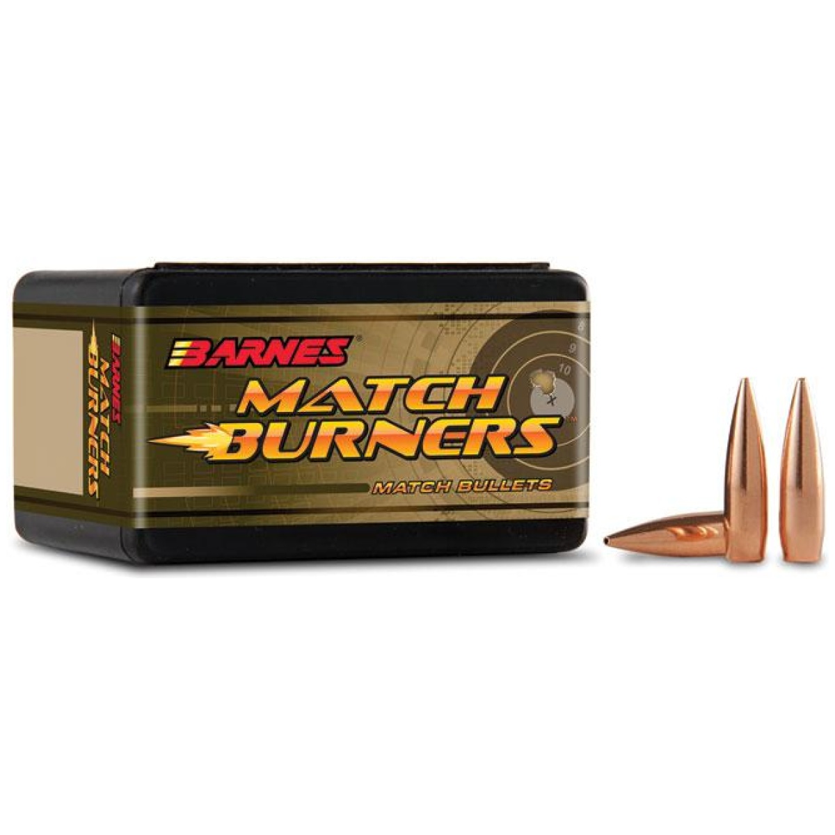 Bx30100. Jpg - barnes match burners rifle bullets 6. 5mm. 264" 145 gr bt match 100/box - bx30100