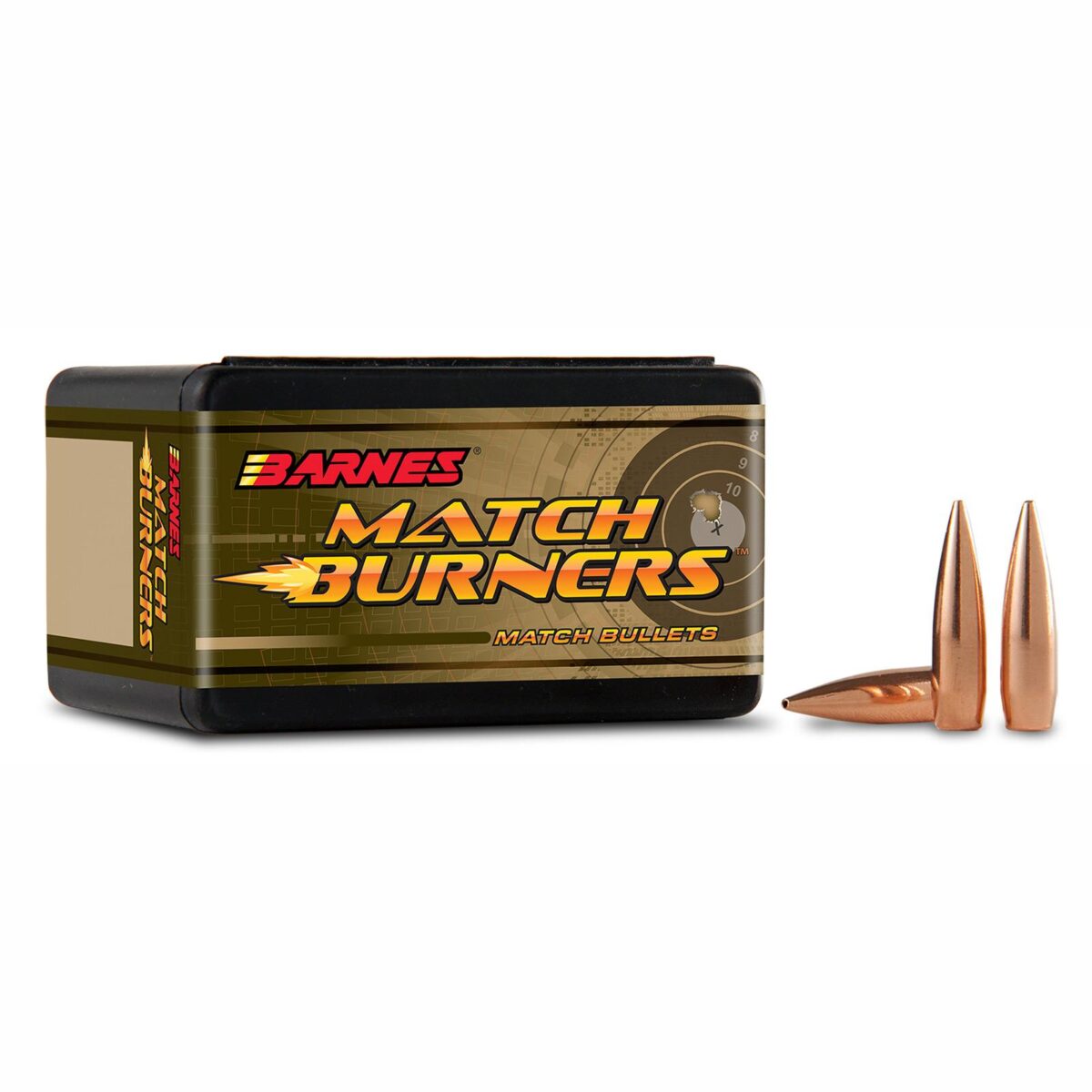 Bx30162. Jpg - barnes match burners bullets. 22 cal. 224" 69 gr bt match 100/ct - bx30162