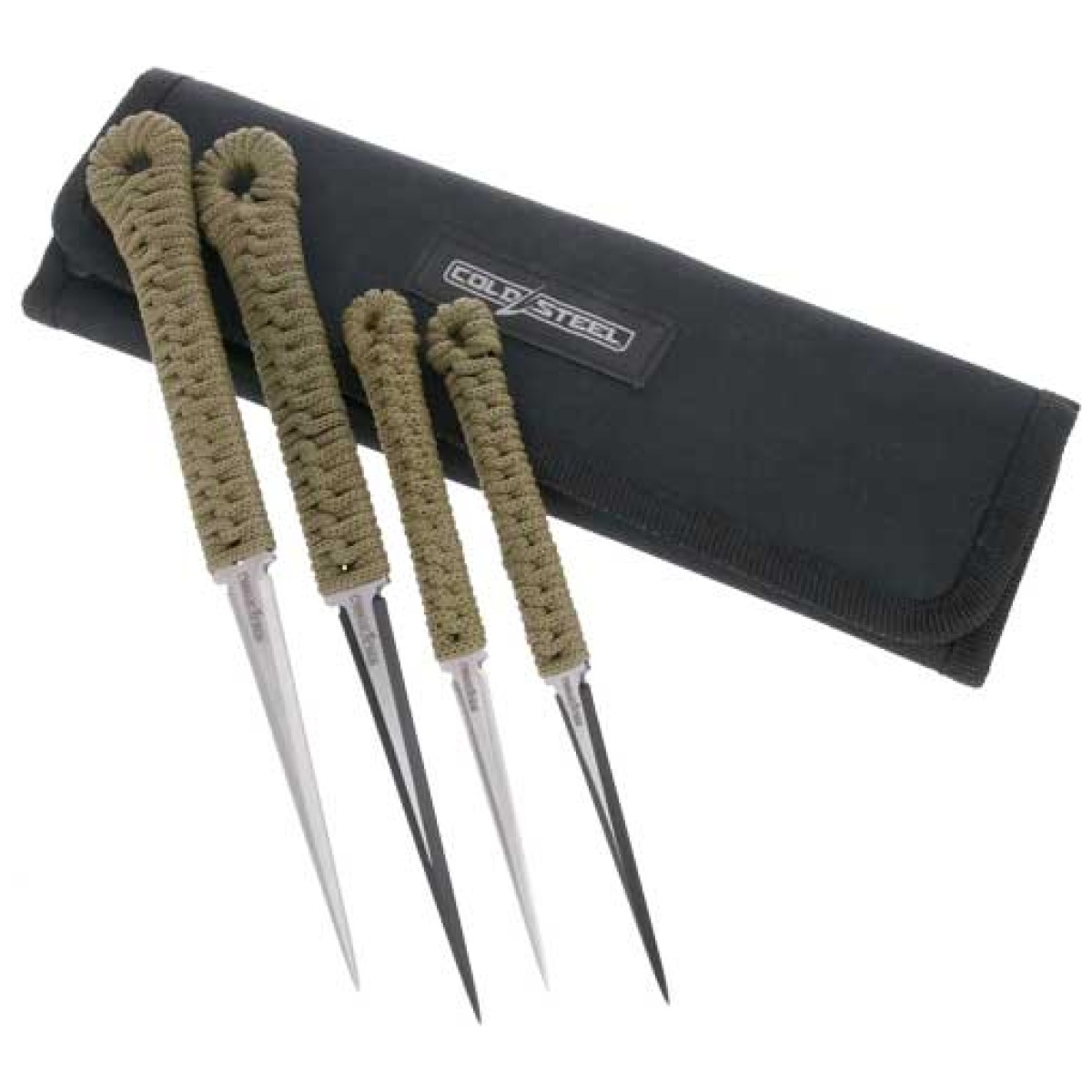 Csthspk4pk. Jpg - cold steel throwing spikes 2- 2. 5" & 2-3. 5" w/sheath - csthspk4pk