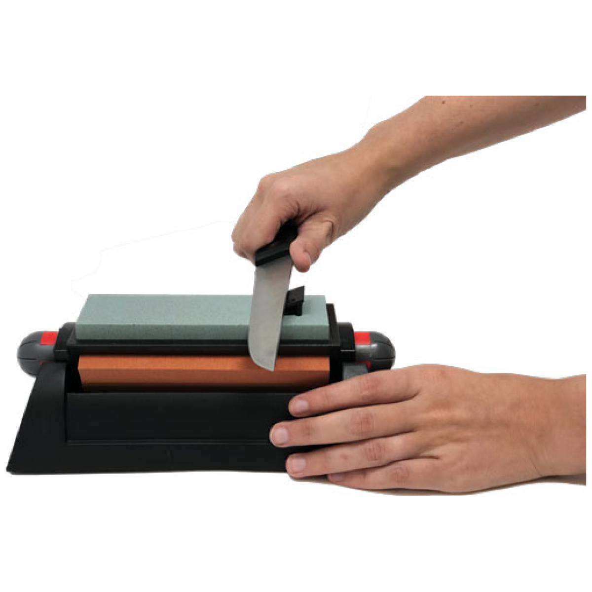 F064c_in-use. Jpg - accusharp tri-stone sharpening - system - f064c in use