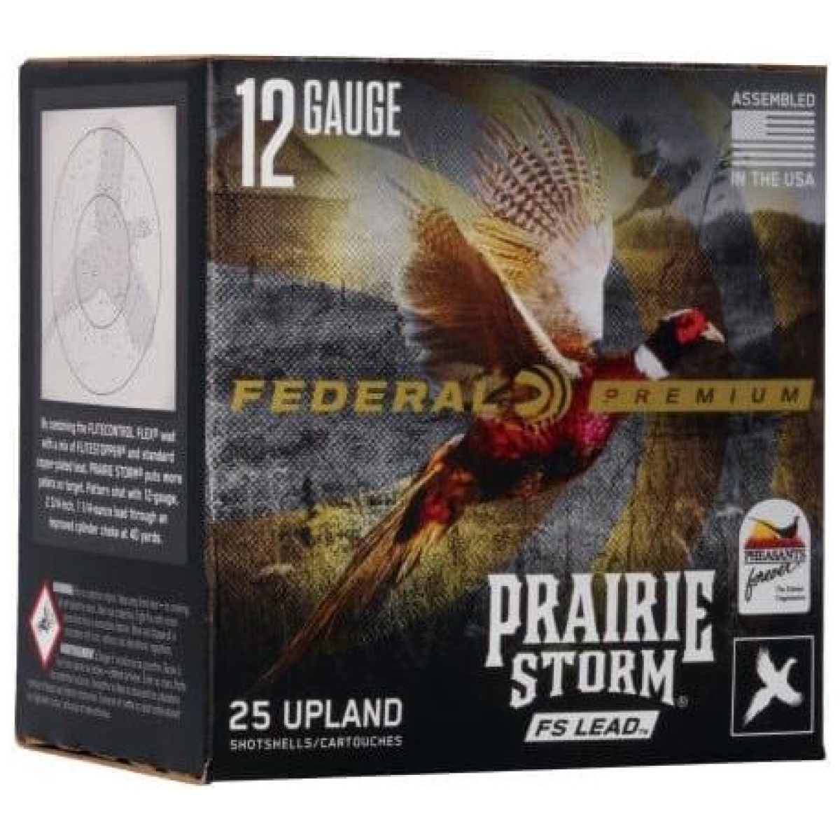 Fapfx126fs4. Jpg - federal prairie storm fs lead shotshells 12ga 2-3/4" 1-1/4oz 1330 fps #4 25/ct - fapfx126fs4