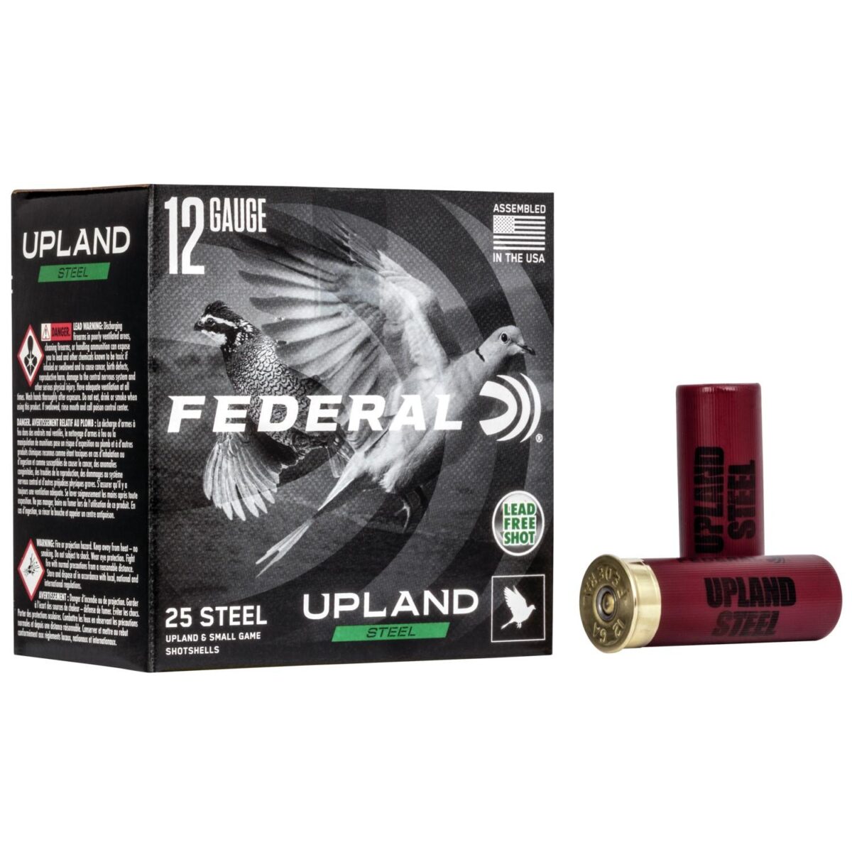 Faush1275_1. Jpg - federal upland steel shotshells 12ga 2-3/4" 1-1/8 oz #7. 5 25/ct - faush1275 1