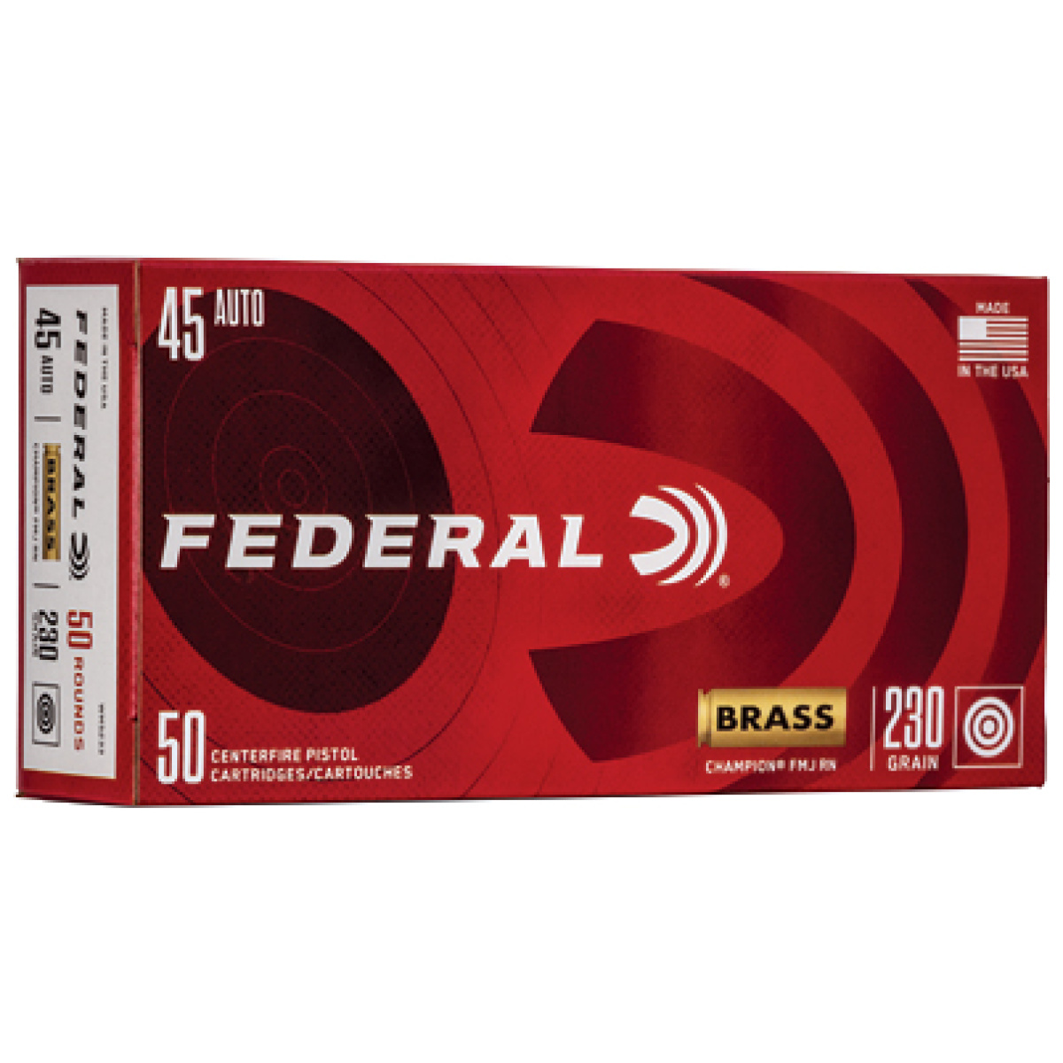 Fewm5233_1. Jpg - fed champ 45acp 230gr fmj brss 50/1 - fewm5233 1