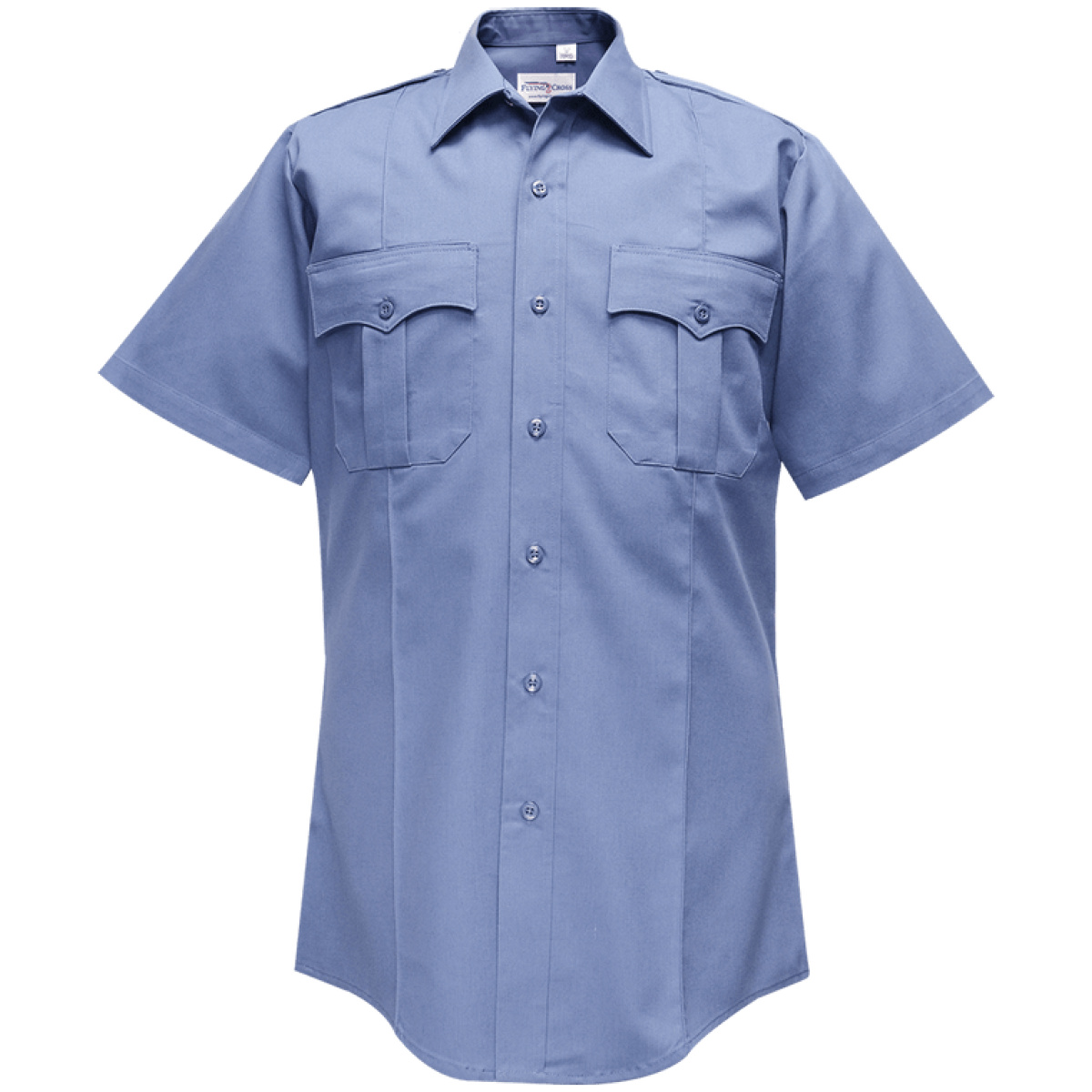 Flc-85r543517. 5. Png - duro poplin short sleeve shirt w/ sewn-in creases - flc 85r543517. 5