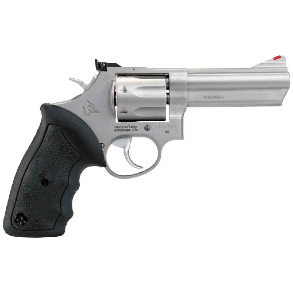 G2660049. Jpg - taurus 66 357mag 4" as 7-shot - matte stainless steel rubber - g2660049