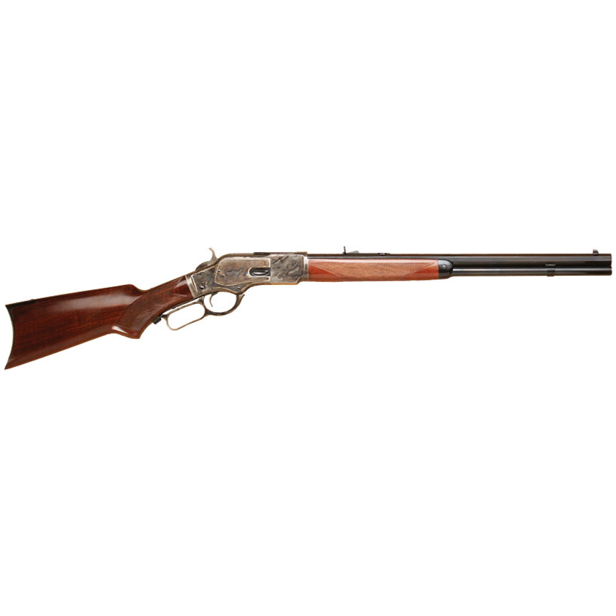 Gca213. Jpg - cimarron 1873 short rifle - 357mag 20" oct cc/blued pg wal - gca213