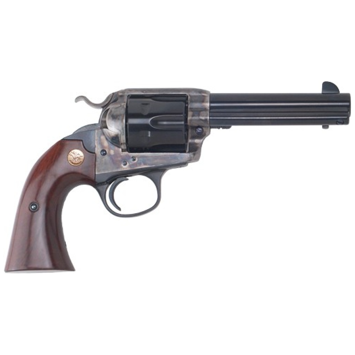 Gca612. Jpg - cimarron saa bisley 45lc - fs 4. 75" cc/blued walnut - gca612