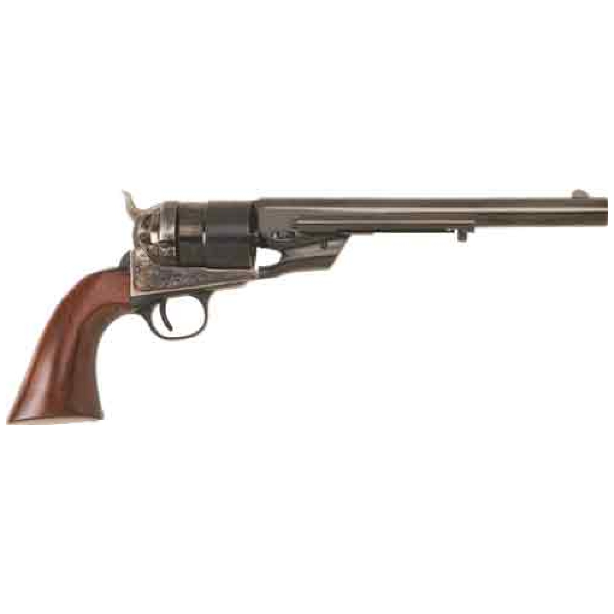 Gca9053. Jpg - cimarron 1860 richards-mason - typ2 44sw 8" fs cc/bl walnut - gca9053