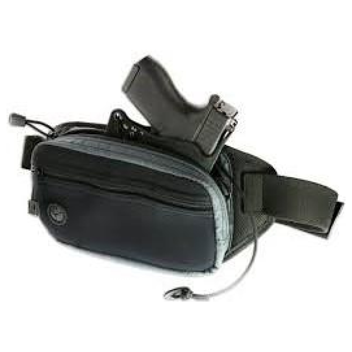 Geftpgbs_1. Jpg - galco fastrax pac waistpack subcompact black and grey - geftpgbs 1