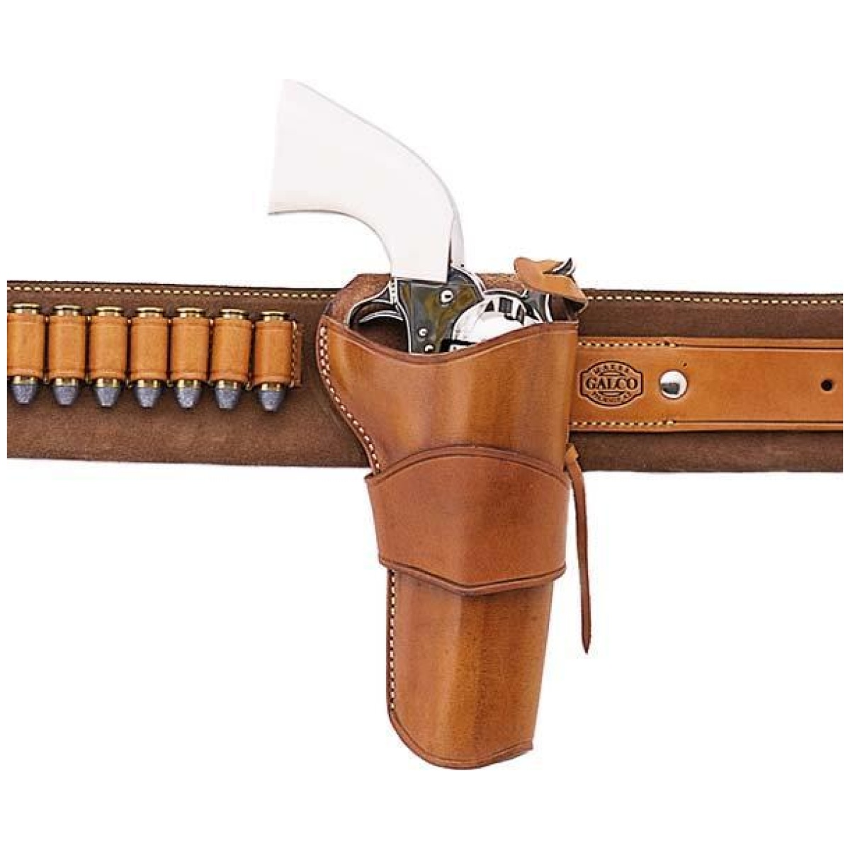 Gewdr150. Jpg - galco ruger. 45 vaquero 4 5/8" 1880's holster strongside right hand tan - gewdr150