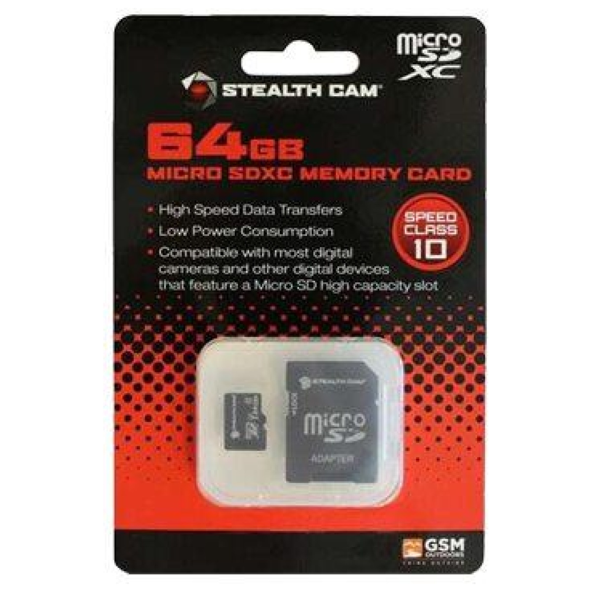 Gmstc64micsd. Jpg - stealthcam micro sd card 64gb - gmstc64micsd