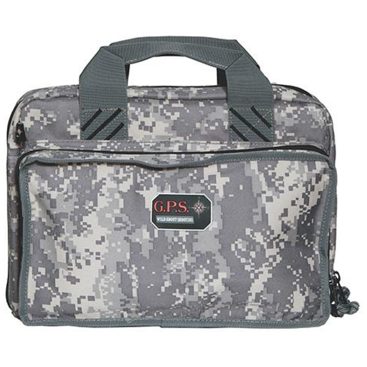 Gogps1310pcdc. Jpg - g-outdoors quad pistol range bag with magazine storage & dump cups-fall camo - gogps1310pcdc