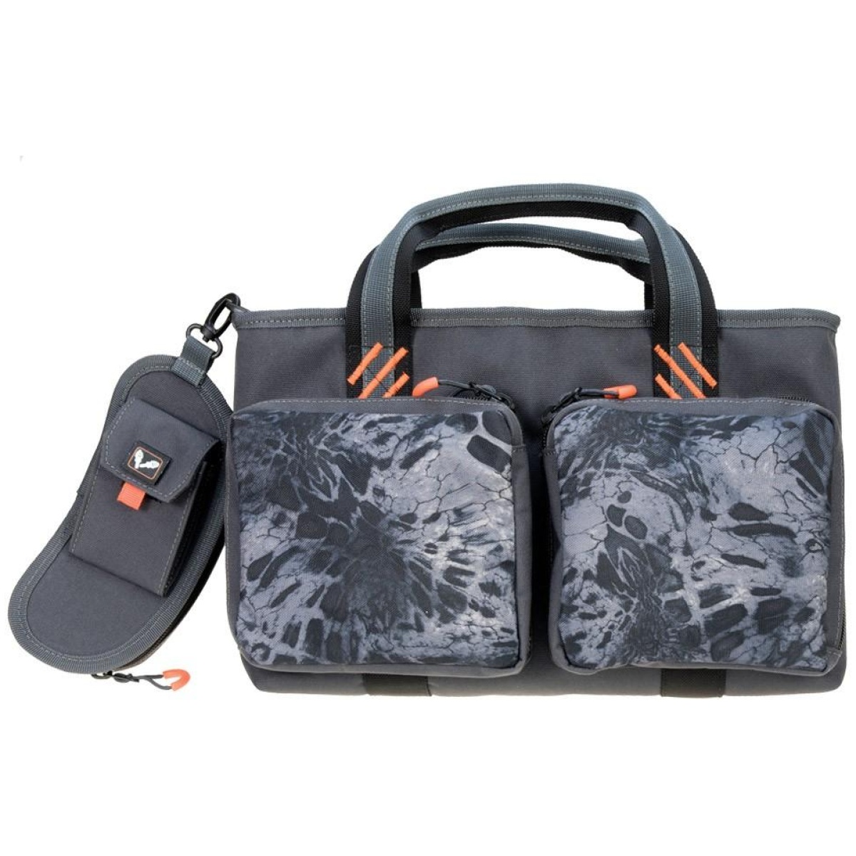 Gogps1409pcpmb. Jpg - g-outdoors double pistol range bag with mag storage and glasses case grey - gogps1409pcpmb