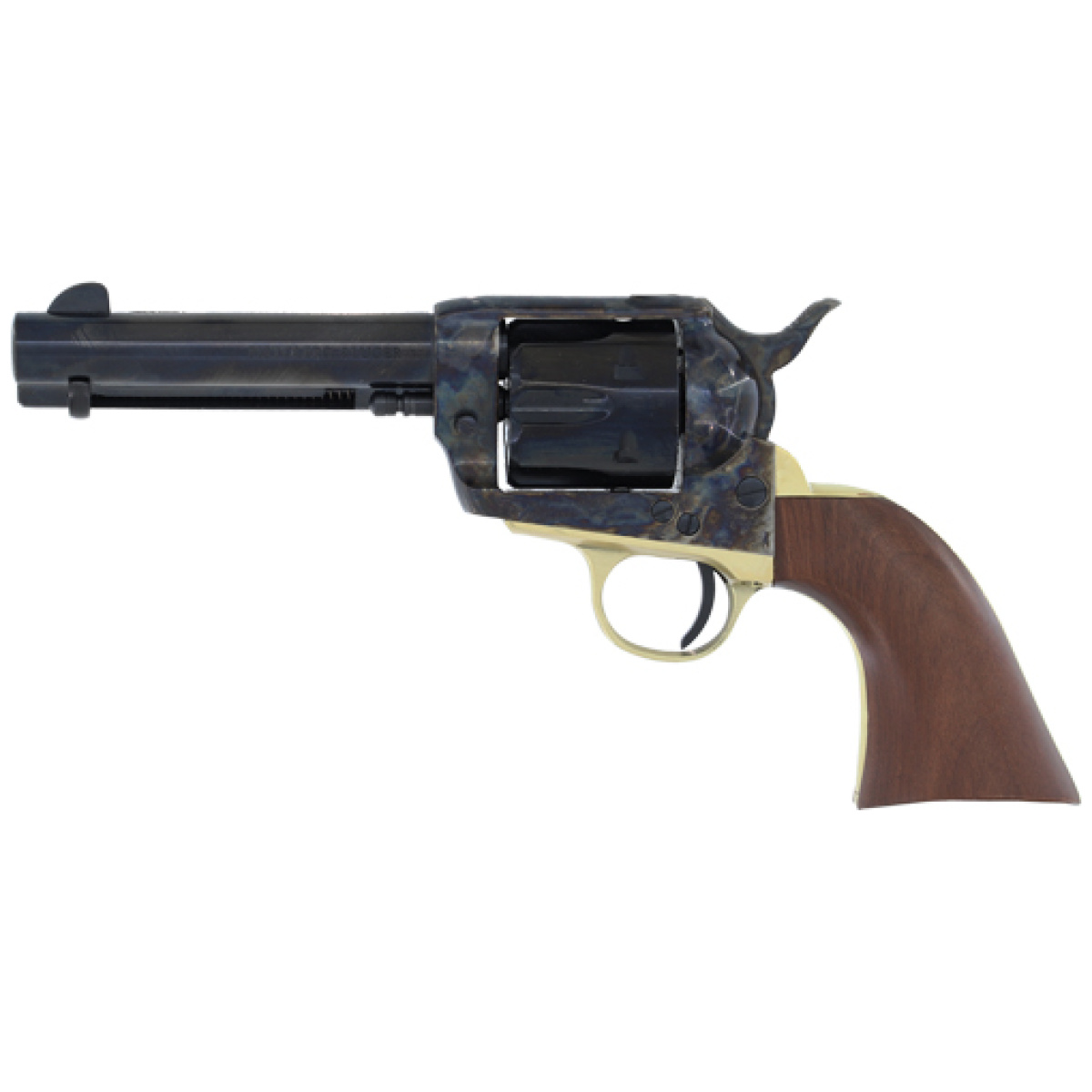 Gppp9mmdc_left. Jpg - cimarron pistolero 9mm/357mag - dual cylinder 4. 75" cc/walnut - gppp9mmdc left