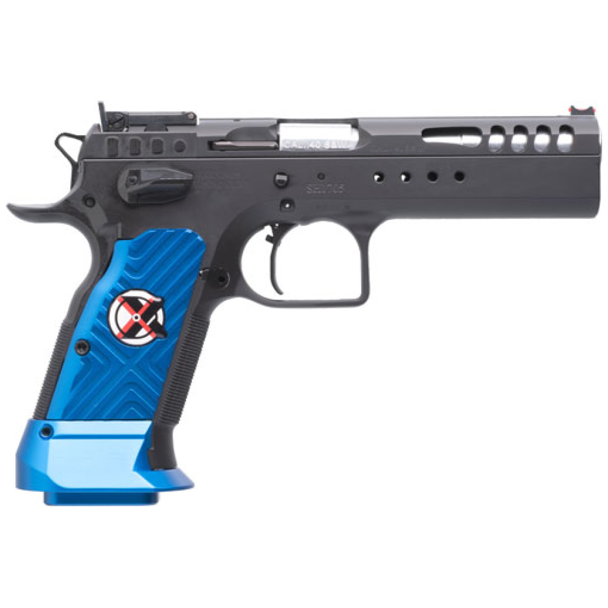 Gtflimmstrx10_right. Jpg - tanfoglio limited master xtrme - 10mm 4. 75" 14rnd chrome/blued - gtflimmstrx10 right