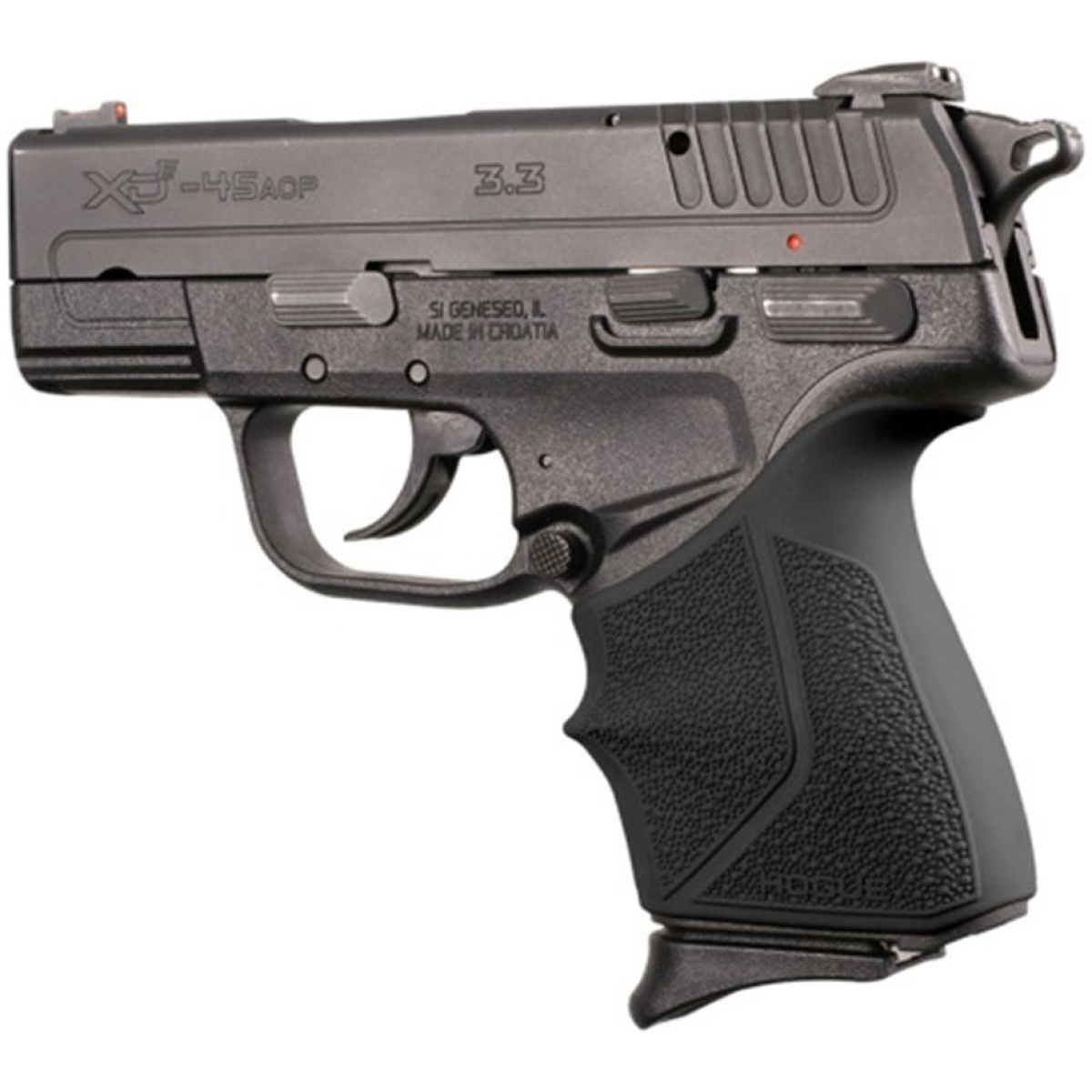 Ha17310-1. Jpg - hogue handall beavertail grip sleeve for springfield xd-e 9/45 black - ha17310 1