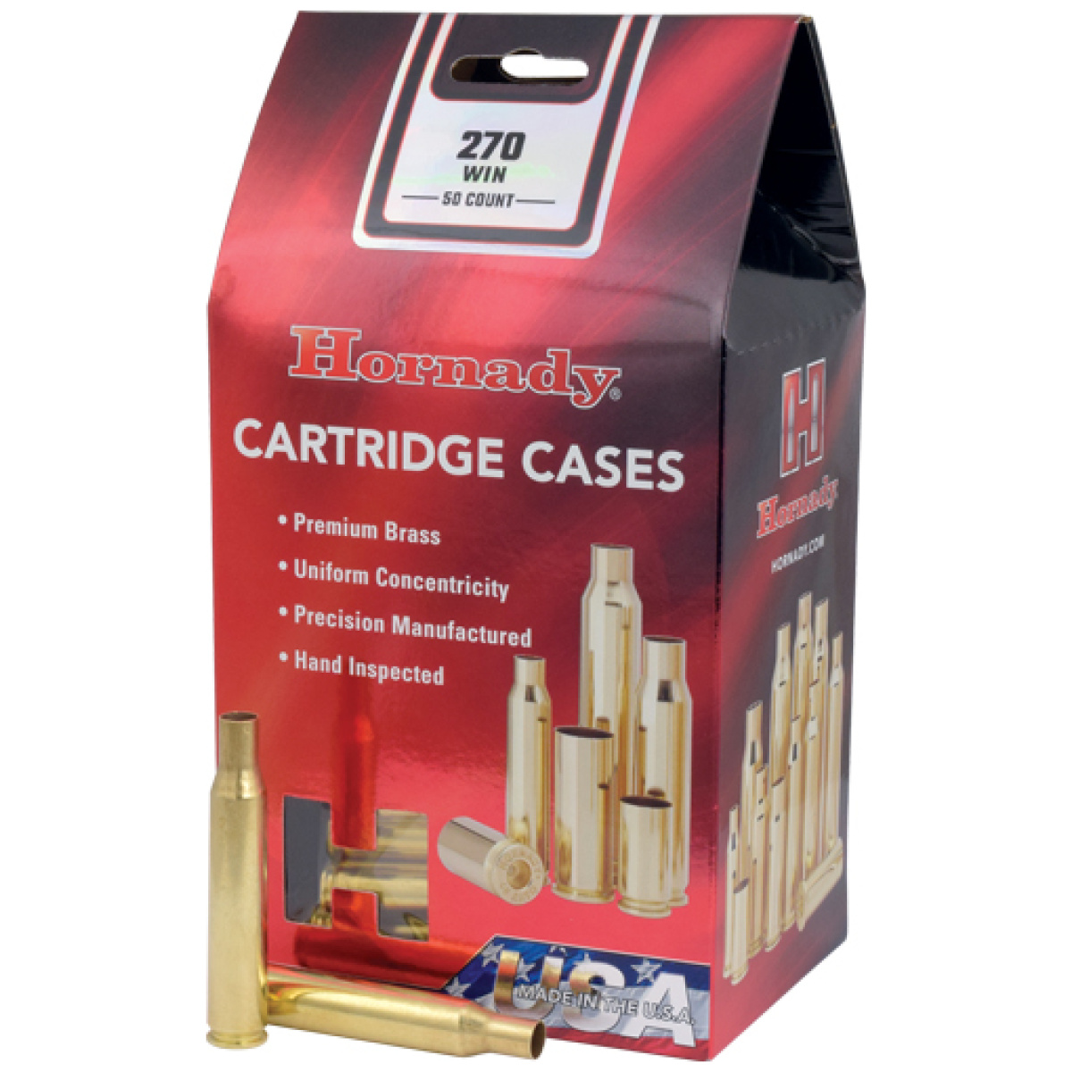 Hdy8635_1. Jpg - hornady unprimed cases - 270 win 50pk 5bx/cs - hdy8635 1