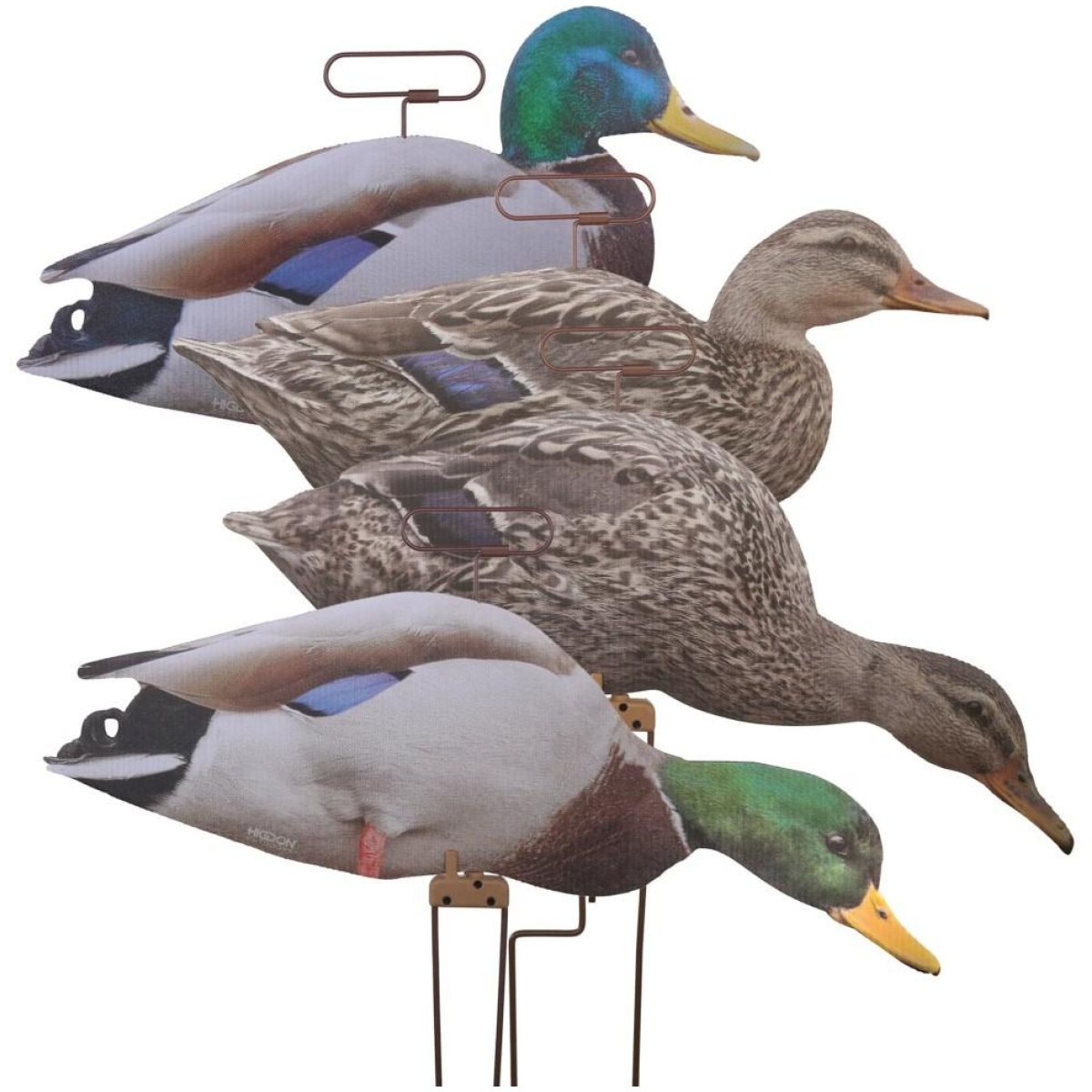 Hg13021-1_1. Jpg - higdon outdoors flats mallard duck motion silhouettes 12/ct - hg13021 1 1