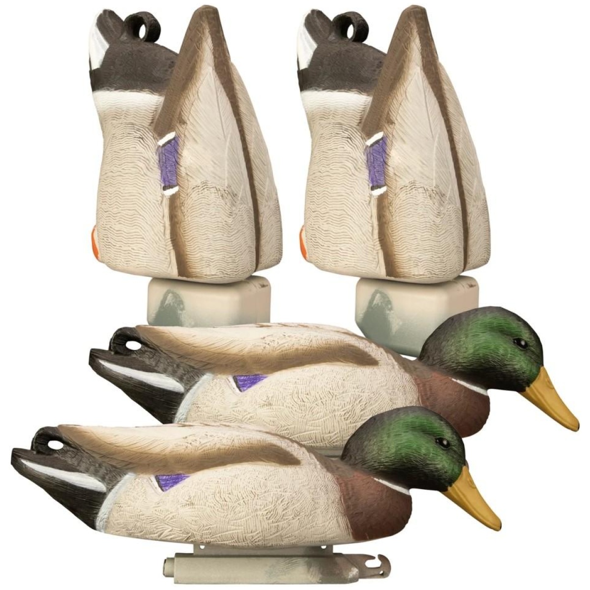 Hg17023-1. Jpg - higdon outdoors magnum mallard feeder pack 2 butts 2 skimmers 4/ct - hg17023 1