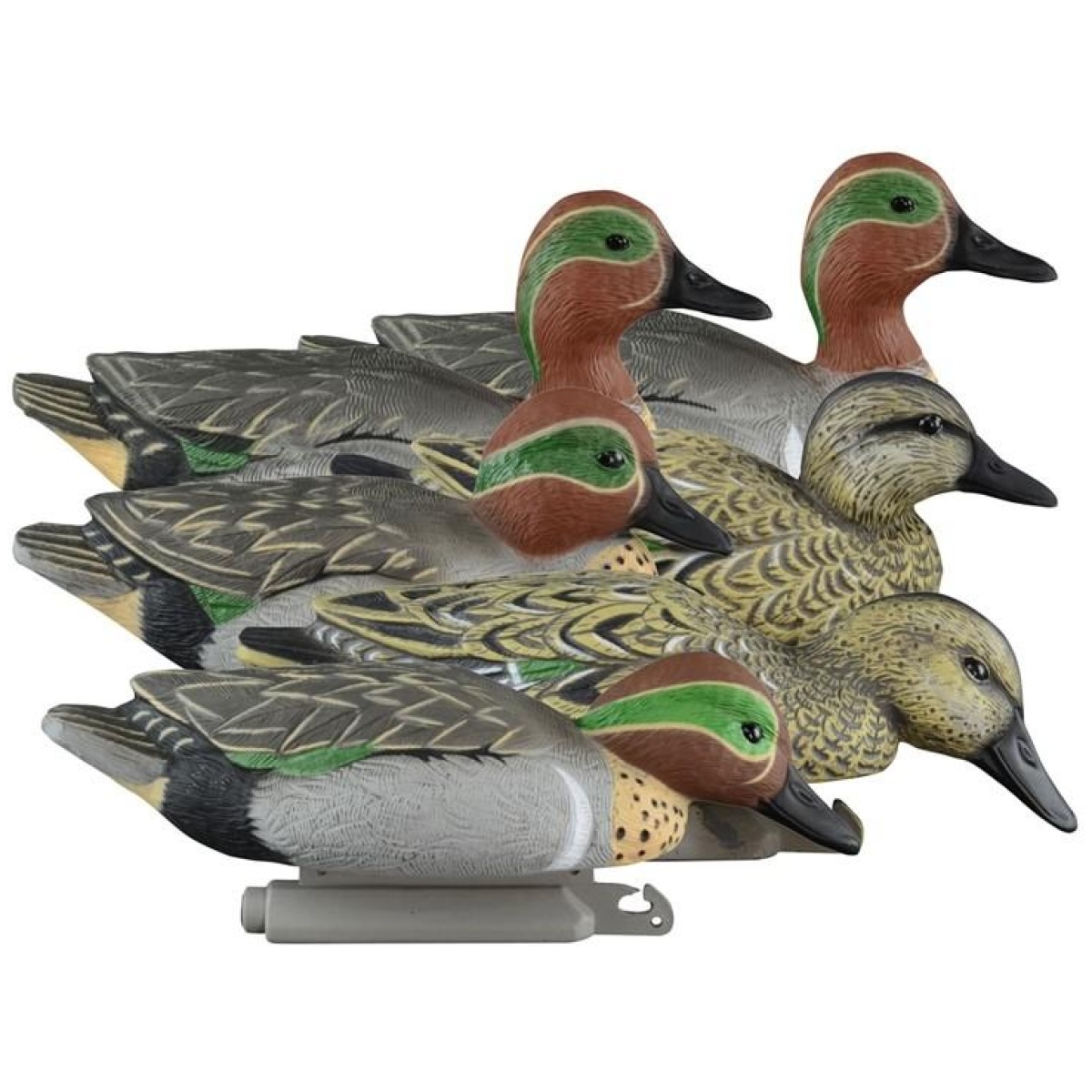 Hg19943. Jpg - higdon outdoors standard green wing teal foam filled 6pk - hg19943