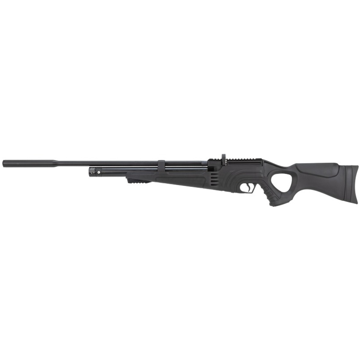 Hgflashr177_left. Jpg - hatsan flash-r qe. 177 pcp air - rifle 14rd magazine black - hgflashr177 left