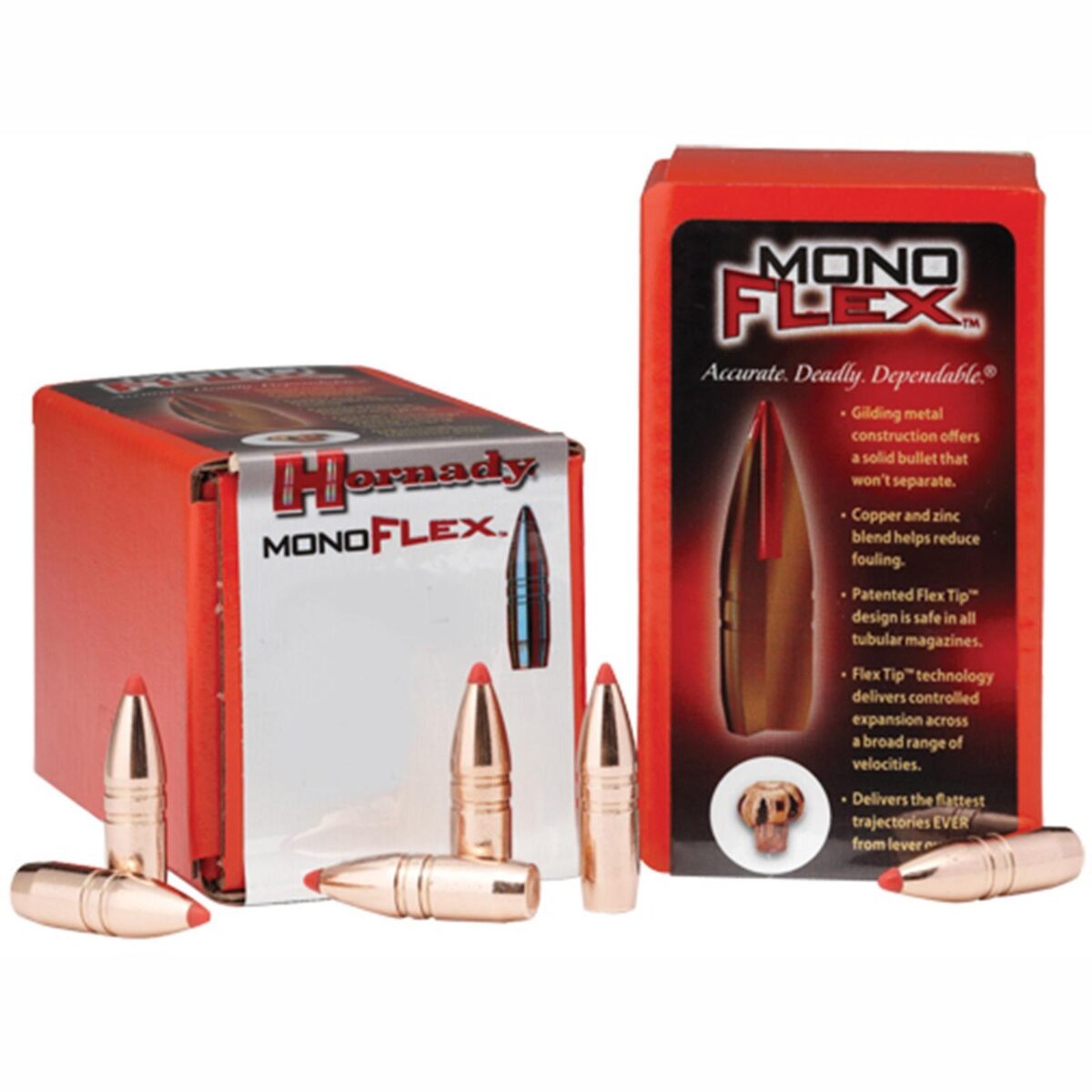 Ho30310. Jpg - hornady monoflex rifle bullets. 30-30 win. 308" 140 gr mflx 50/ct - ho30310