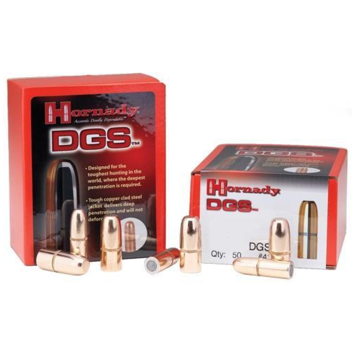 Ho4507. Jpg - hornady dangerous game solid bullets. 45 cal. 458" 500 gr dgs 50/ct - ho4507