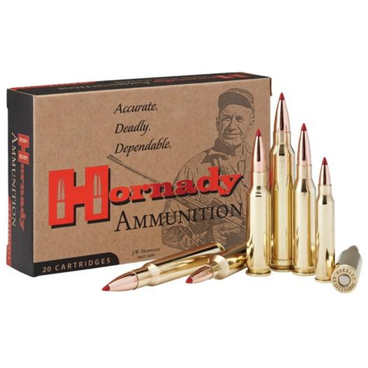 Ho8553. Jpg - hornady match rifle ammunition. 260 rem 130 gr eld 2840 fps 20/ct - ho8553