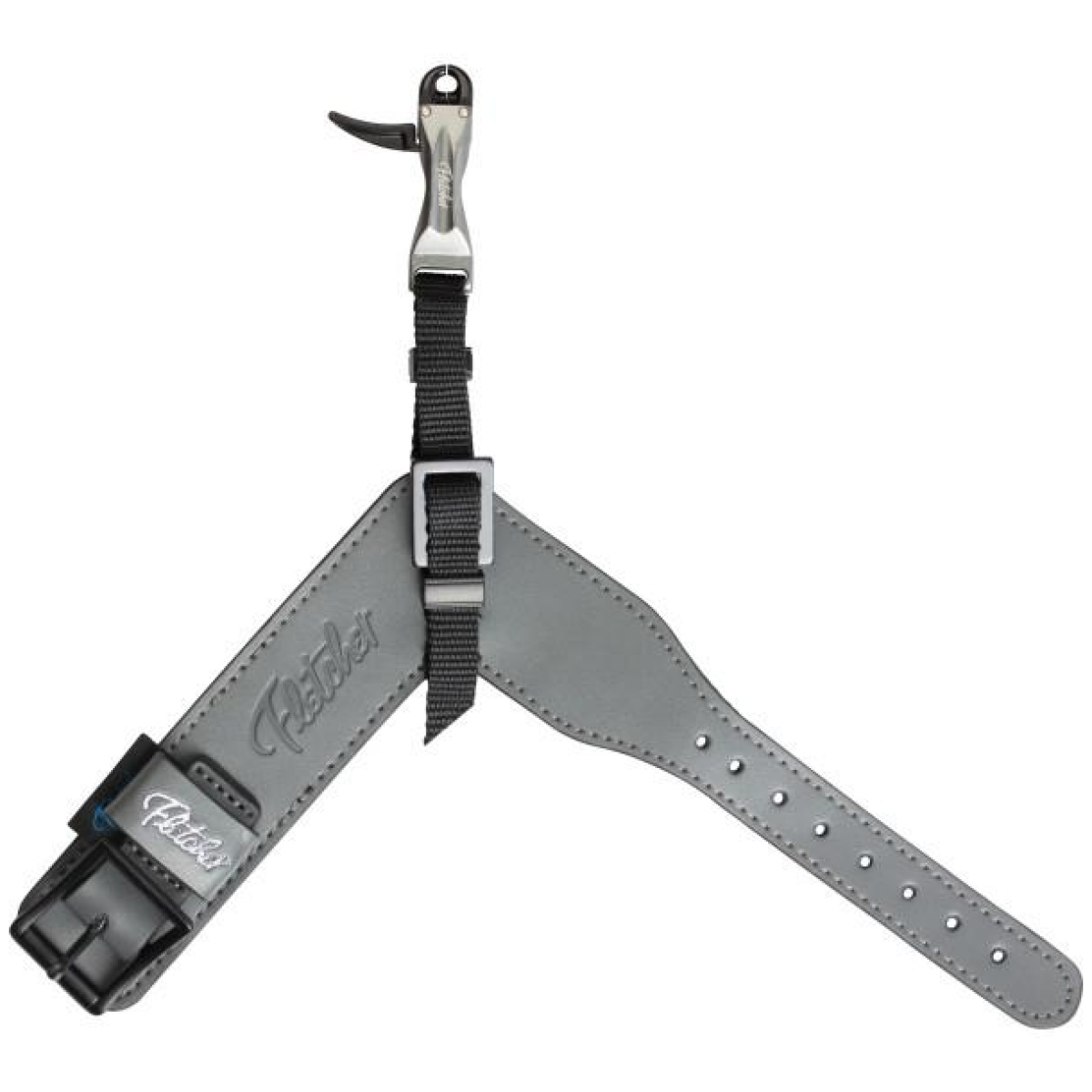 Ibafl1150c. Jpg - fletcher archery archx caliper release pewter - ibafl1150c