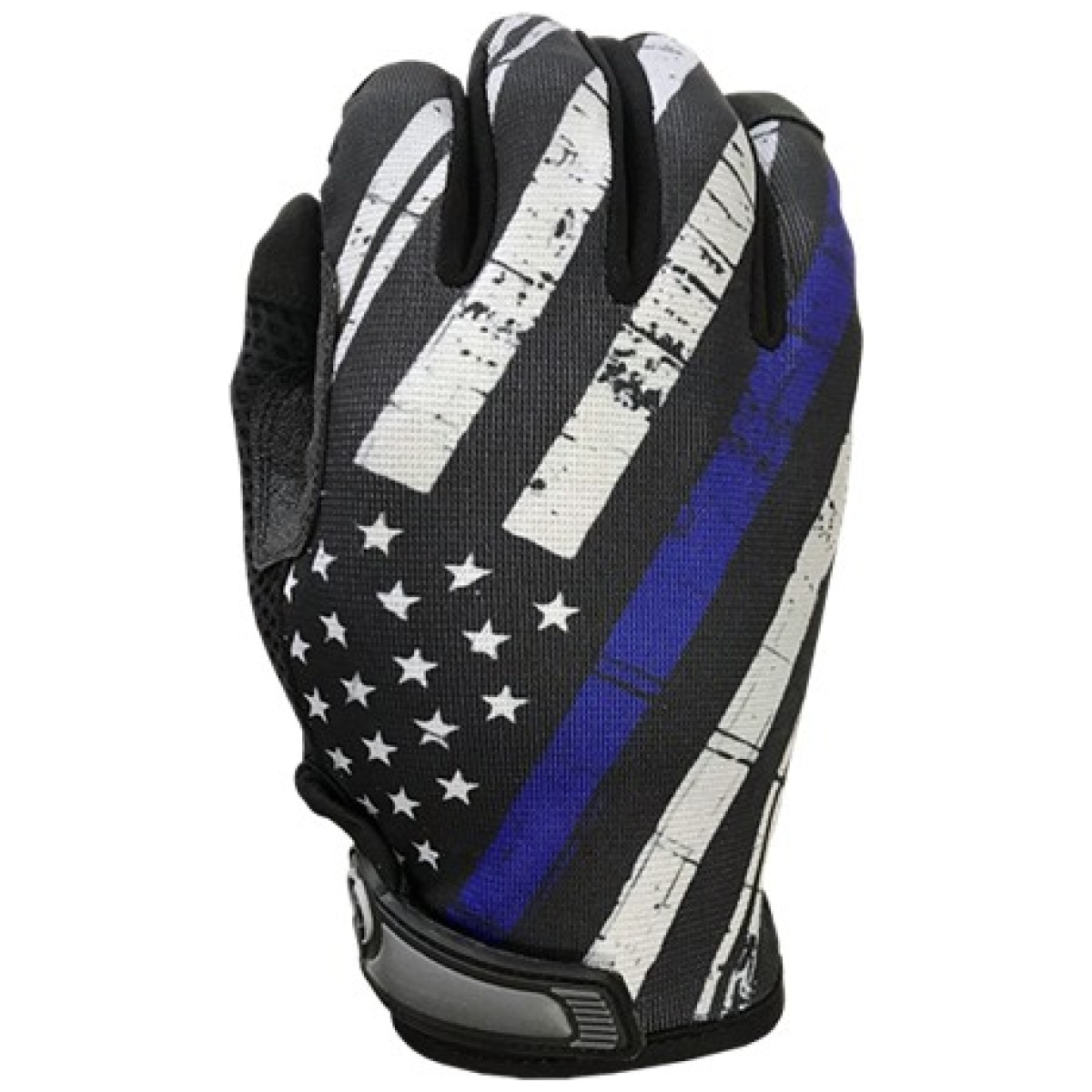 Ih-blf-sm. Jpg - blue line flag - unlined - full finger gloves - ih blf sm