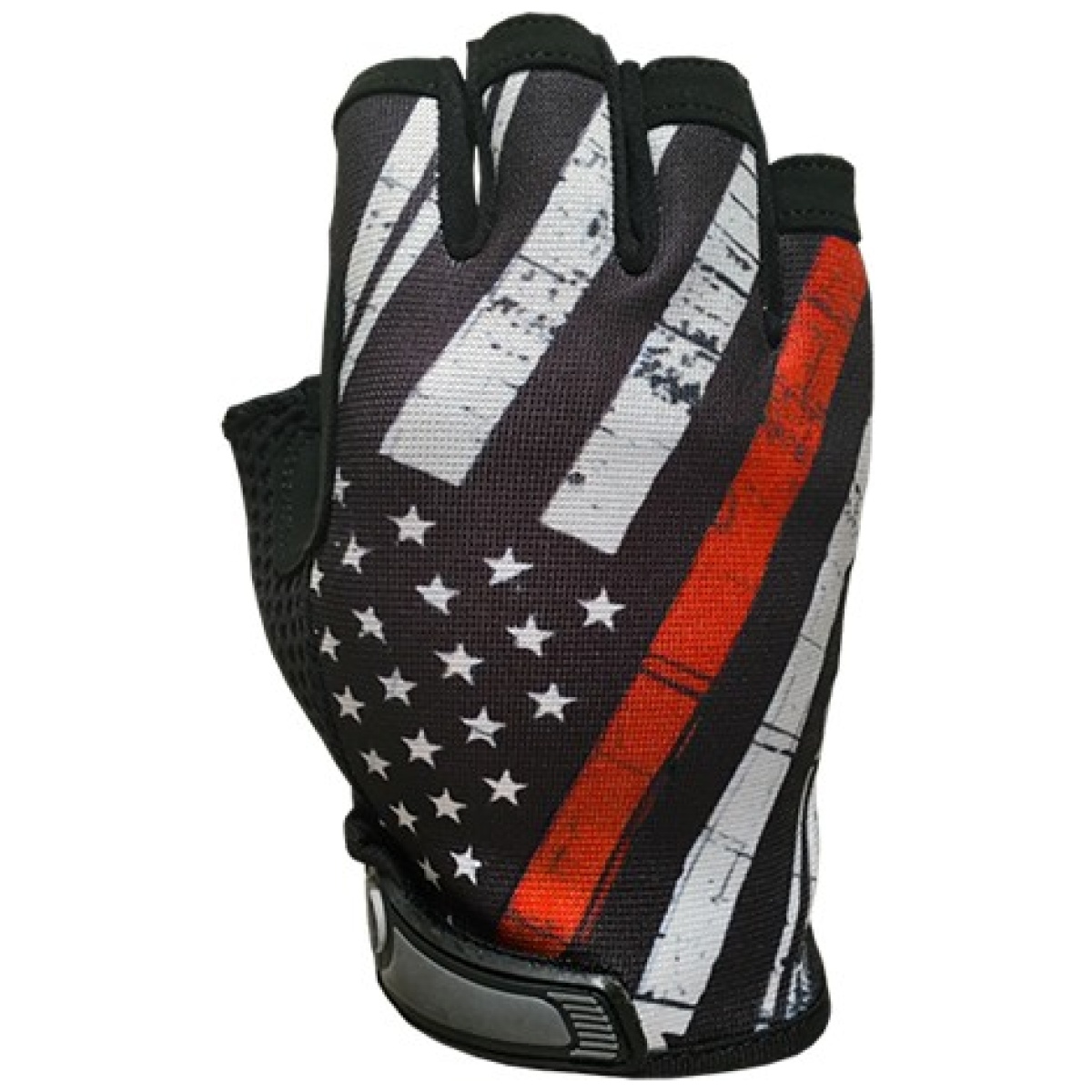 Ih-rl-lg. Jpg - red line flag - unlined - half finger gloves - ih rl lg