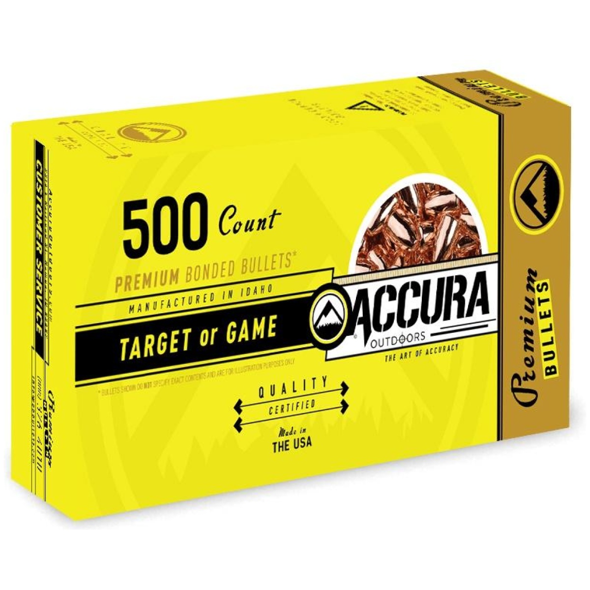 Ip30120sp. Jpg - accura premium bonded bullets. 30 cal. 308" 120 gr spitzer point (sp) 500/pk - ip30120sp