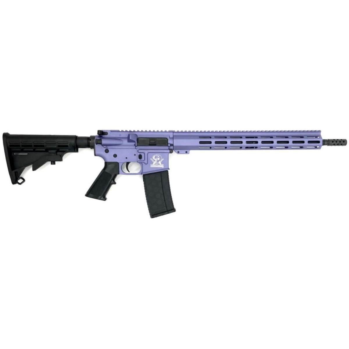 Iqgl15ca223ssorc-1. Jpg - glfa ar-15 rifle. 223 wylde 10rd magazine 16" threaded barrel wild orchid with 15. 25" handguard ca compliant - iqgl15ca223ssorc 1