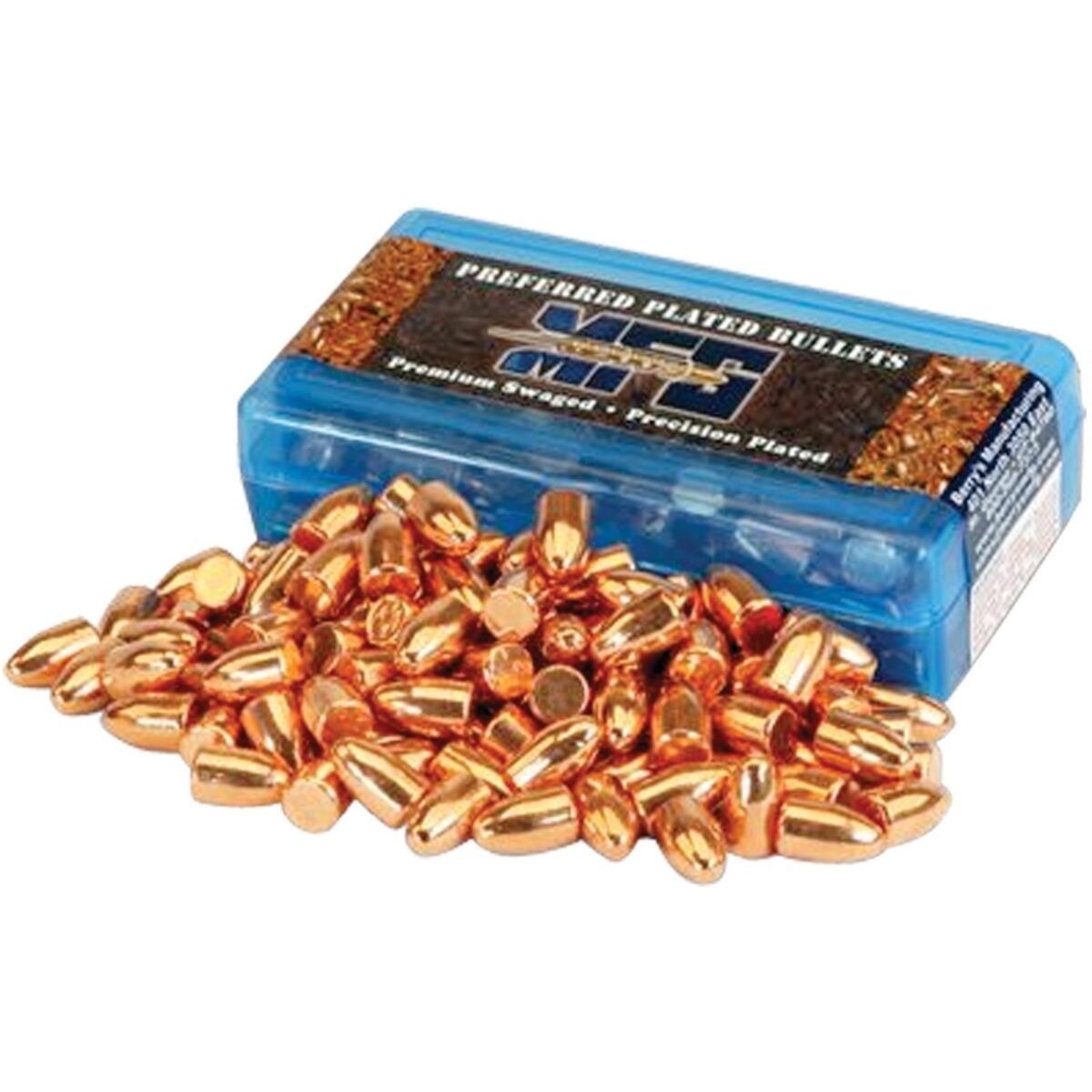 Jf67767. Jpg - berry's preferred plated pistol bullets. 380 cal. 356" 100 gr rnfb 250/ct - jf67767