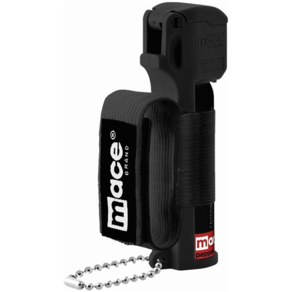 Jm80761. Jpg - mace jogger sport pepper spray 18 grams 12' range - black - jm80761