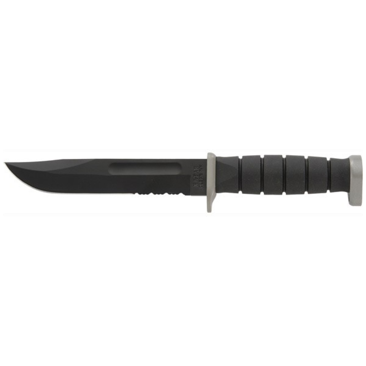 K1282. Jpg - ka-bar d2 extreme knife - 7" serr w/plastic sheath - k1282