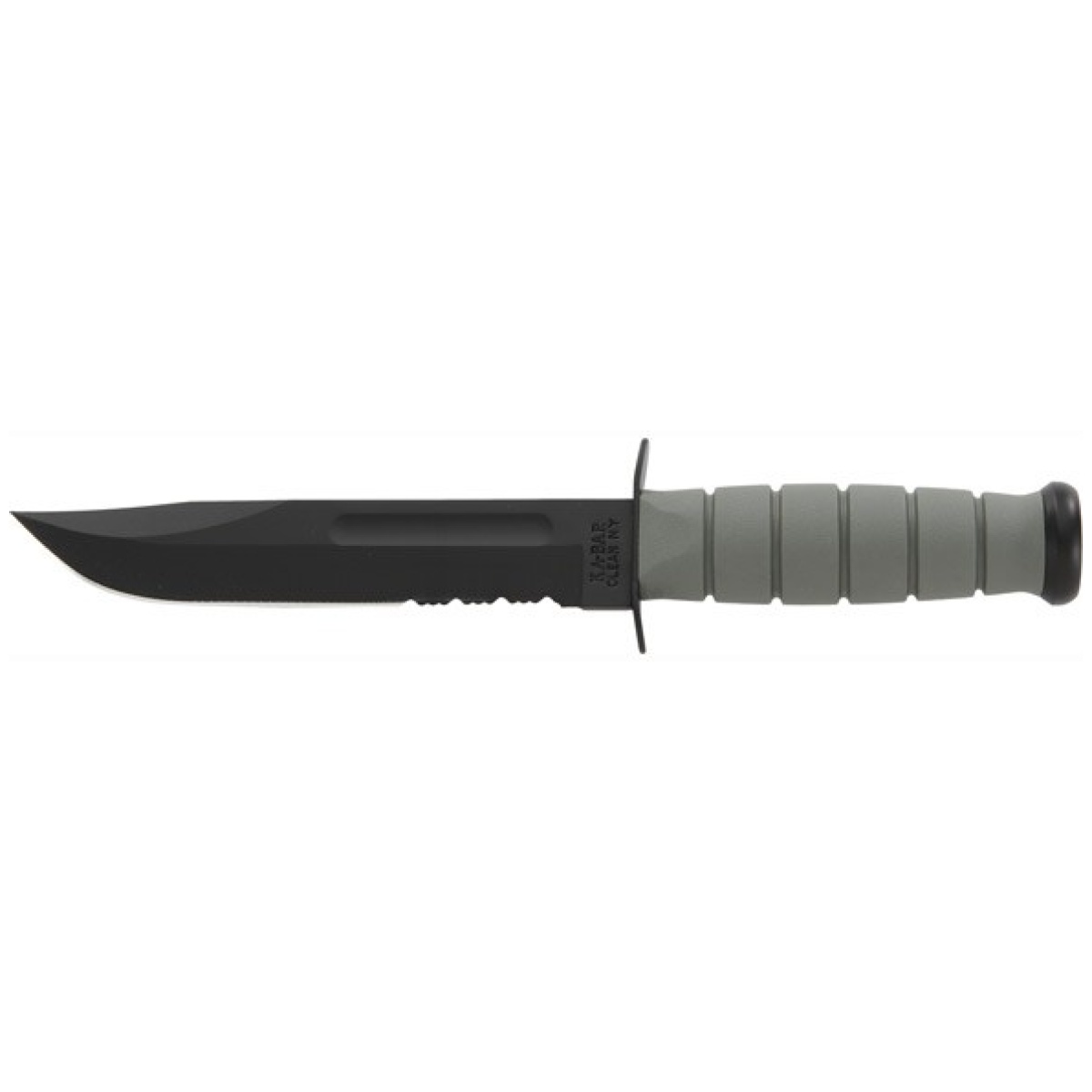 K5012. Jpg - ka-bar fighting/utility knife - 7" serr w/plastic sth. F-green - k5012