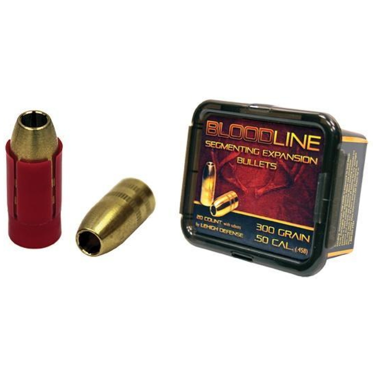 Kgm900544. Jpg - knight muzzleloading bloodline expansion bullets. 50 cal 300 gr hp 20/ct - kgm900544