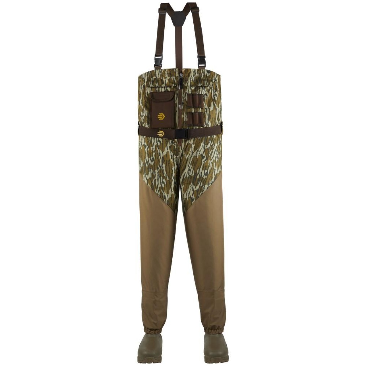 Lr72536310-1. Jpg - lacrosse alpha agility select waders front zip mossy oak bottomland 10 - lr72536310 1