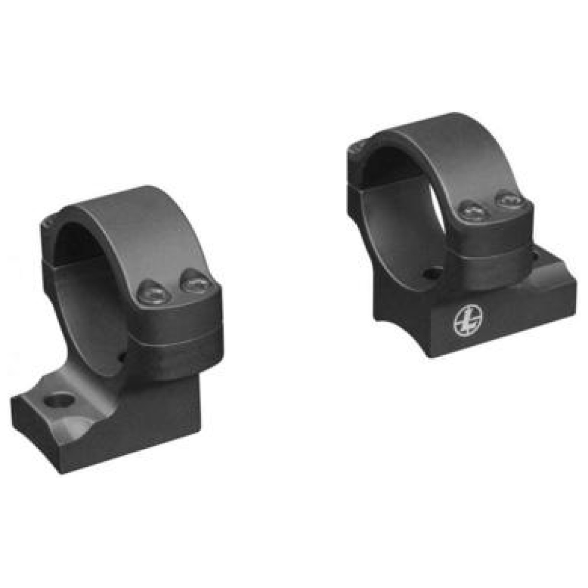 Lu171115. Jpg - leupold backcountry 2-piece rings & base set savage 10/110 round rcvr rvf 30mm high - matte black - lu171115