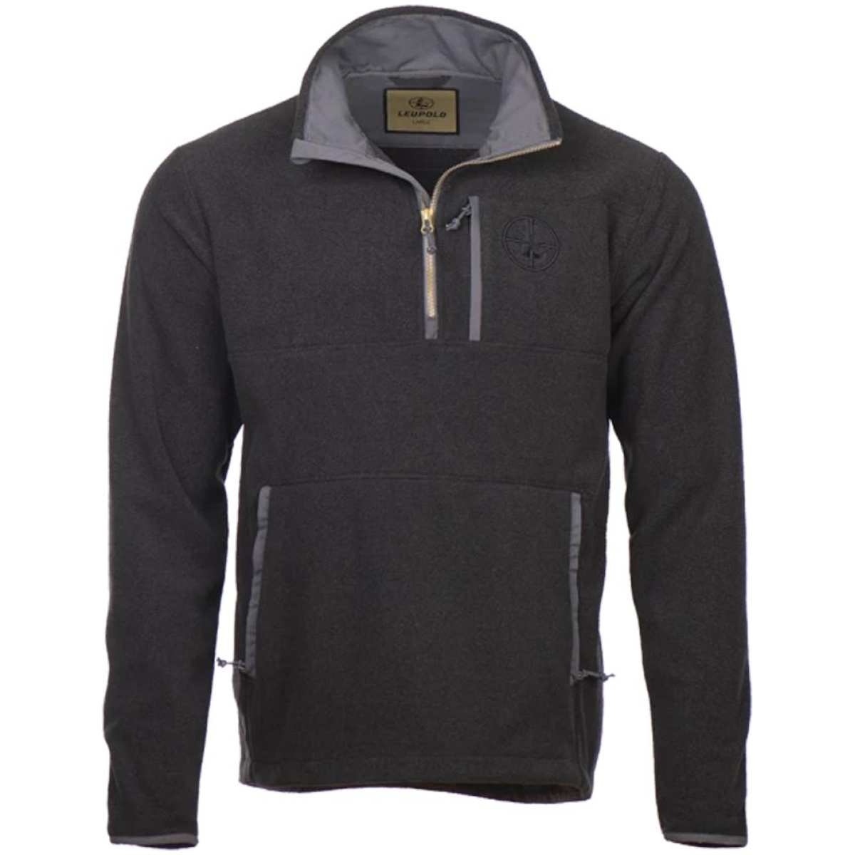 Lu182297. Jpg - leupold make ready 1/4 zip fleece jacket iron gray m - lu182297