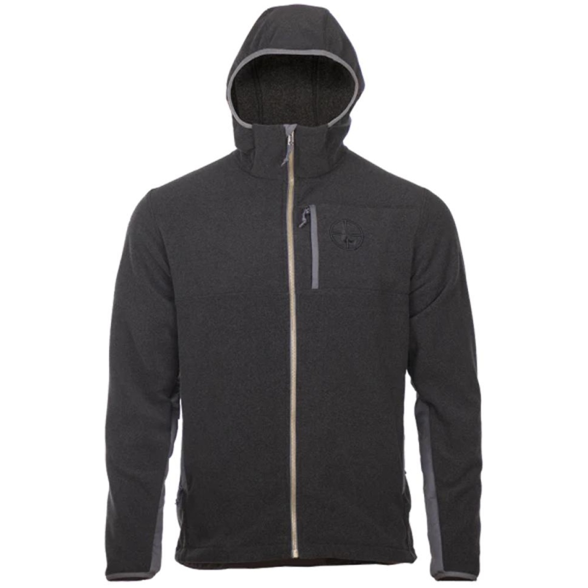 Lu182307. Jpg - leupold make ready full zip hooded fleece iron gray m - lu182307