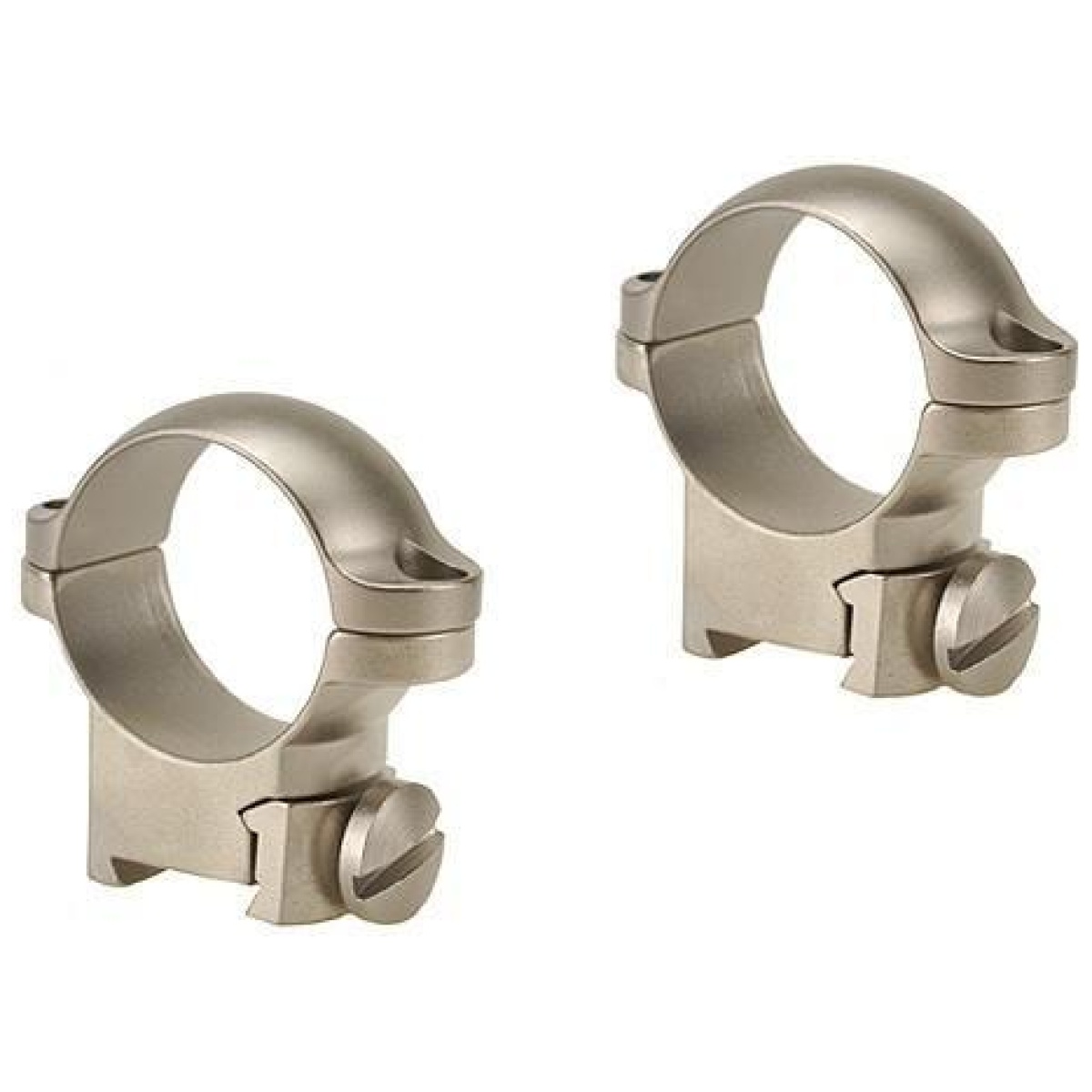 Lu51719. Jpg - leupold 2-piece solid steel ringmounts - sako 1" medium silver - lu51719