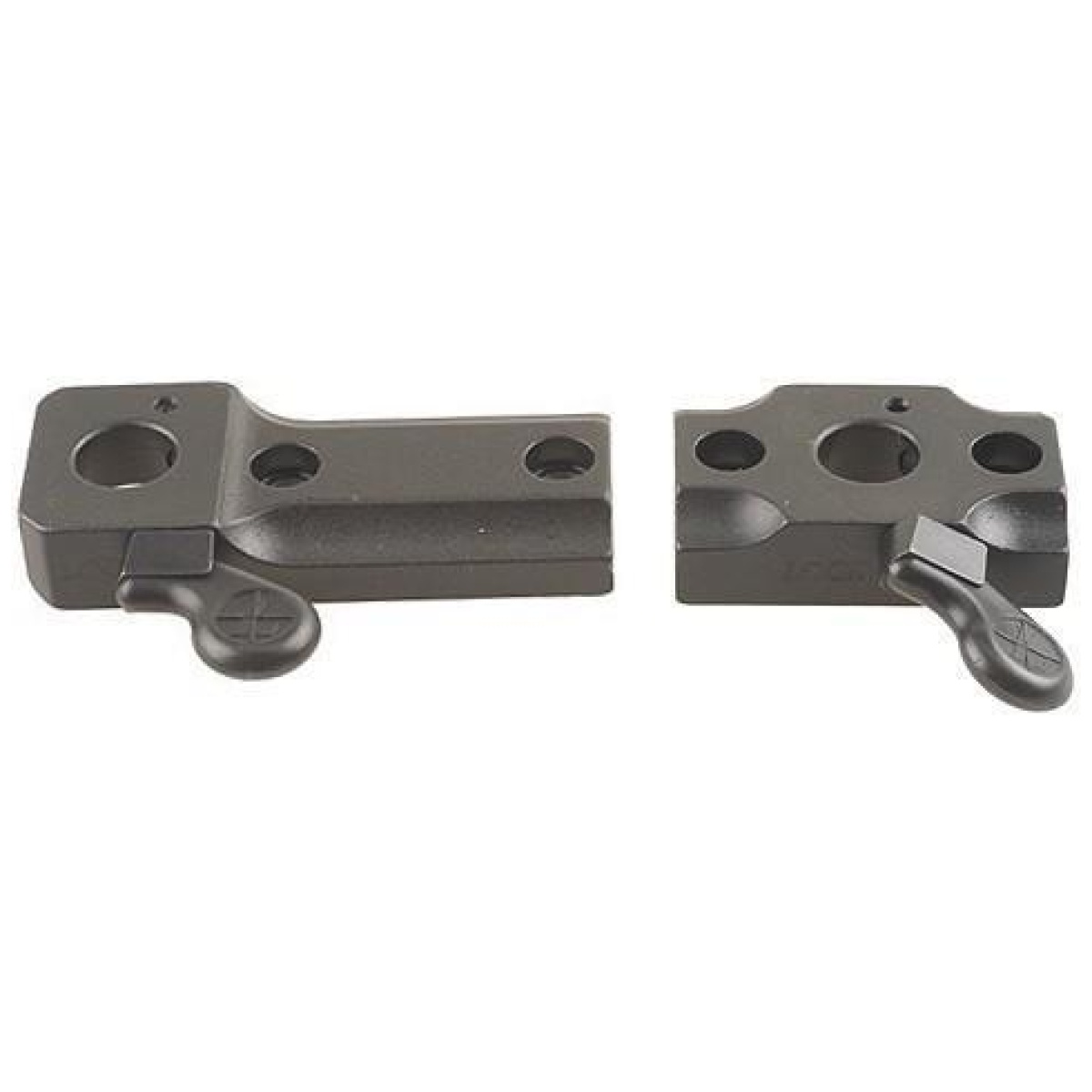 Lu55761. Jpg - leupold 2-piece quick release (qr) base - savage 10/110 round rear receiver matte black - lu55761