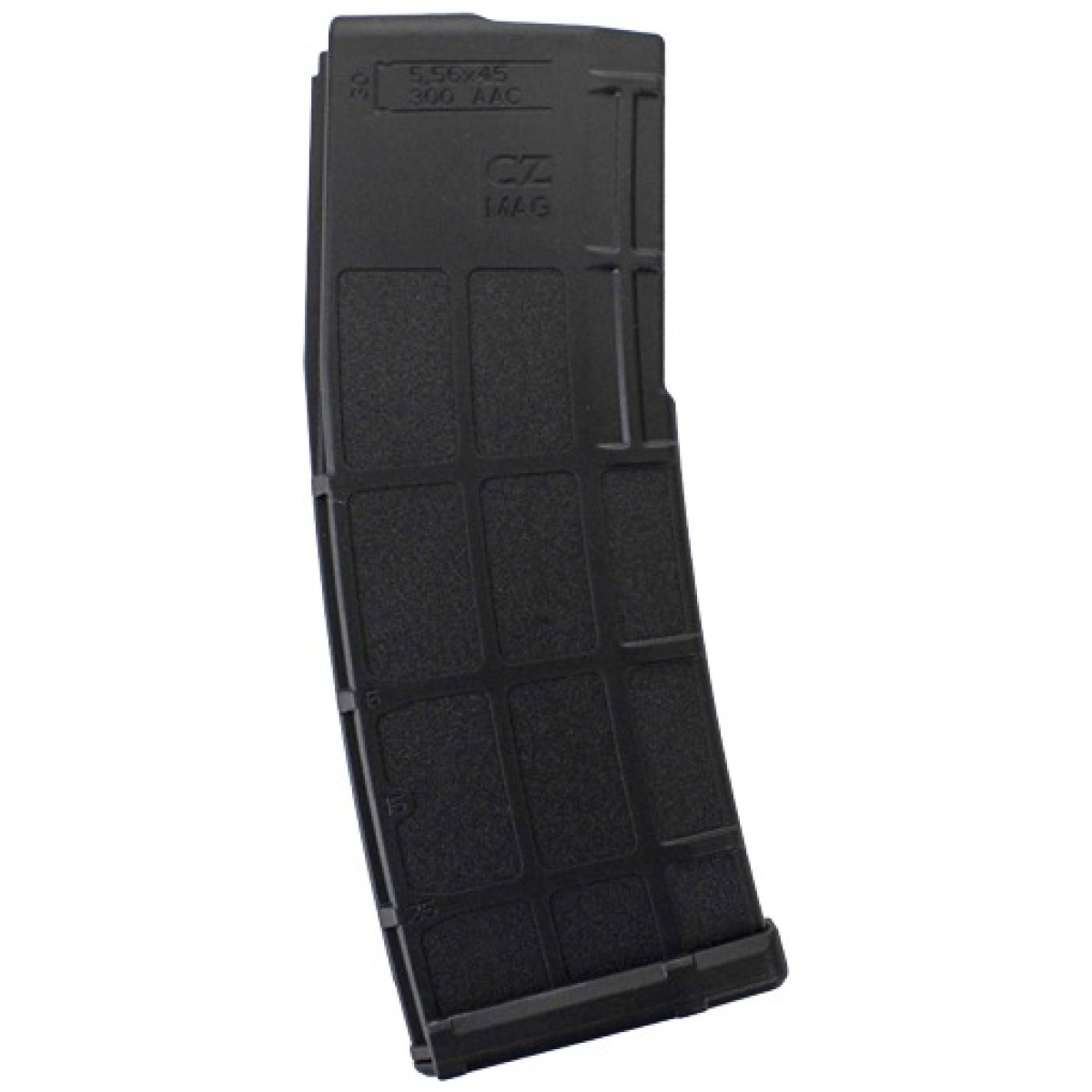 M11387. Jpg - cz magazine bren 2 5. 56x45 - 30rd black with window - m11387